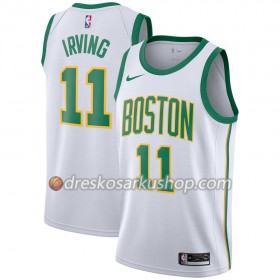 Muški NBA Dres Boston Celtics Kyrie Irving 11 Nike 2018-19 City Edition Bijela Swingman